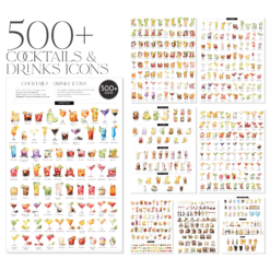 Cocktails and Drinks Icons