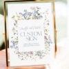 Wildflower Bridal Shower Sign Template | Editable Table Signs Printable Download
