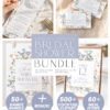 Wildflower Bridal Shower Template Bundle | DIY Invitations Stationery | 50 Shower Games Cards & Signs Wildflower Bridal Shower Invitations Bundle Template | Bridal Shower Stationery Bundle + 50 Printable Shower Games Cards & Signs