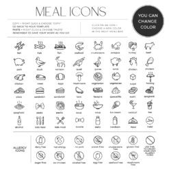 Meal Icons