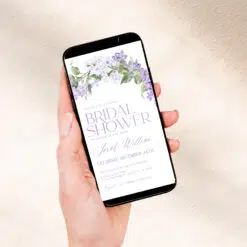 floral evite template editable online invite