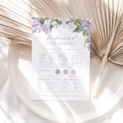 Bridesmaid Info Card Template Bridesmaid Proposal Card Template