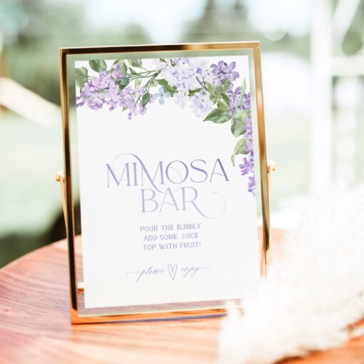 DIY Mimosa Bar Sign Template