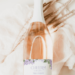 Mini Champagne Bottle Labels Template | Wine Bottle Labels