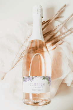 Mini Champagne Bottle Labels Template | Wine Bottle Labels