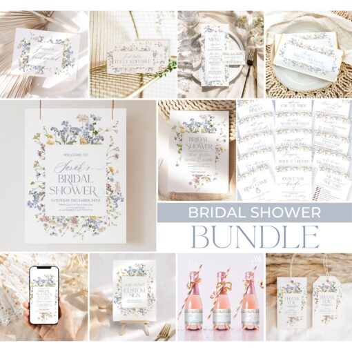 Wildflower Bridal Shower Bundle