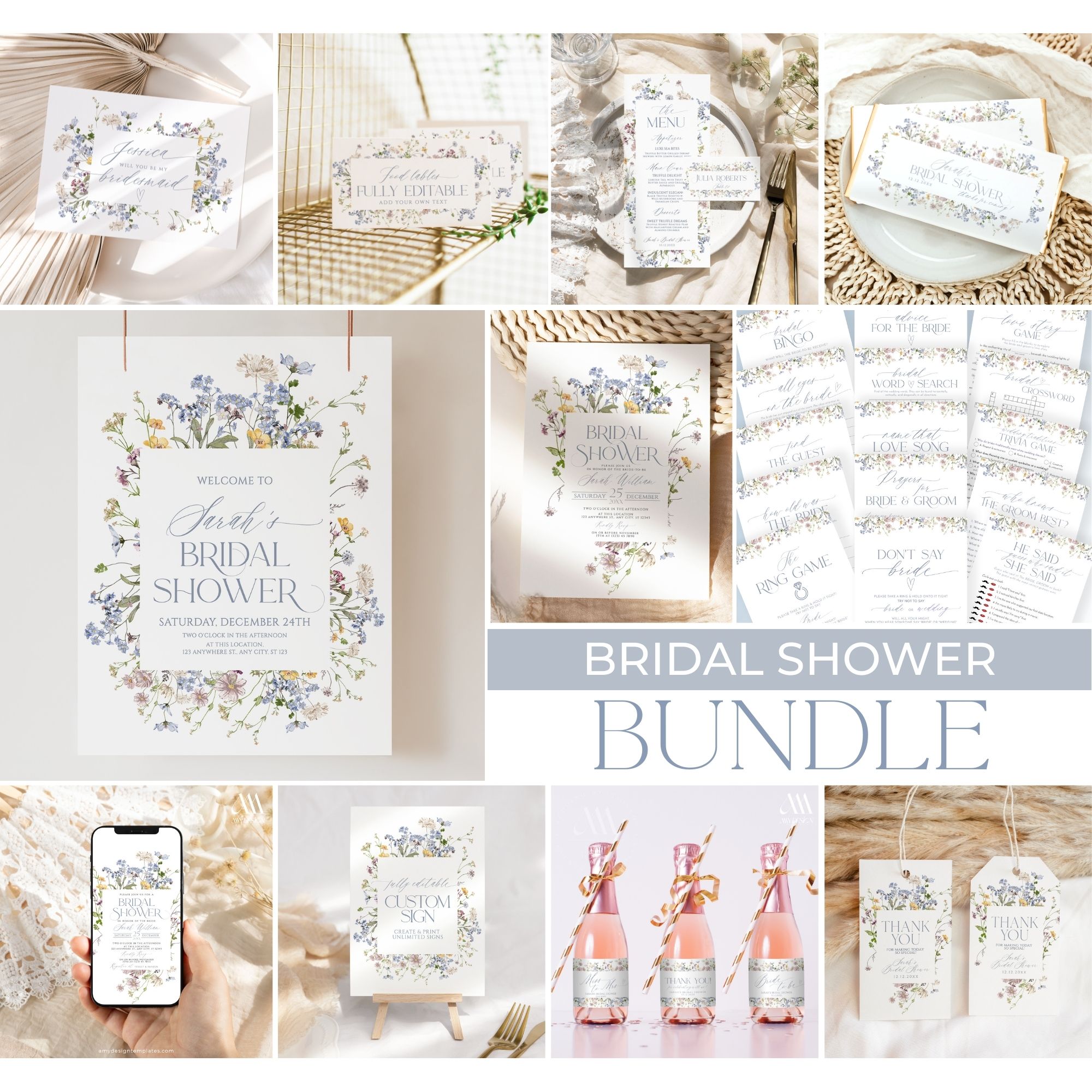 Wildflower Bridal Shower Bundle