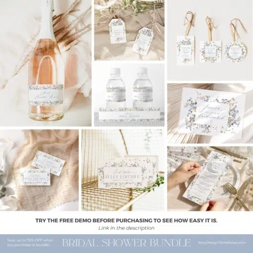 Wildflower Bridal Shower Bundle