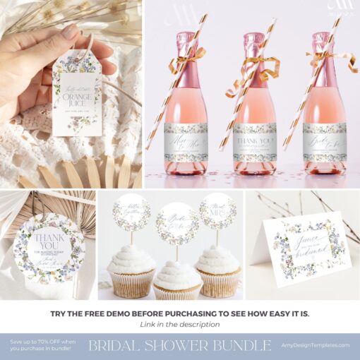 Wildflower Bridal Shower Bundle