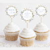10 Cupcake Topper Printable Template - Wildflower Bridal Shower Cupcake Toppers Printable Cupcake Topper Template Editable