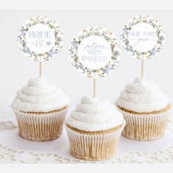 Cupcake Topper Template Editable