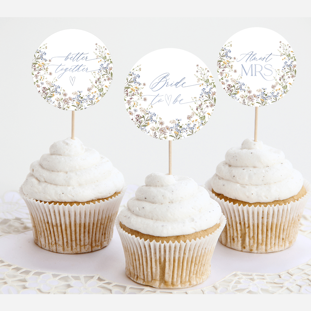 Cupcake Topper Template Editable