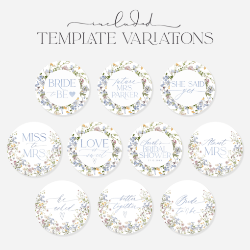 Cupcake Topper Template Editable