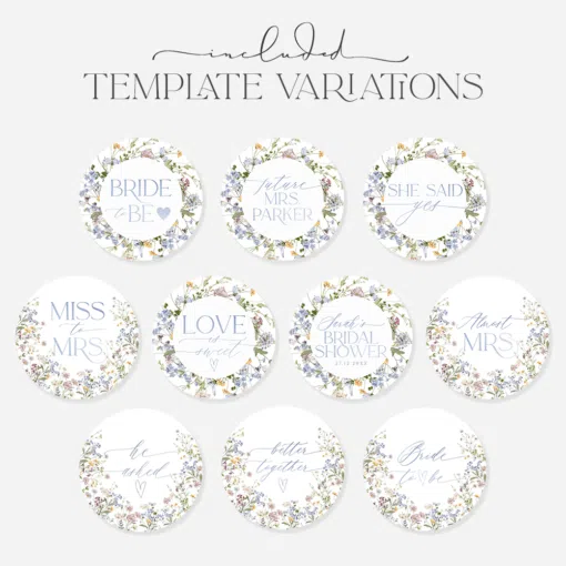Cupcake Topper Template Editable