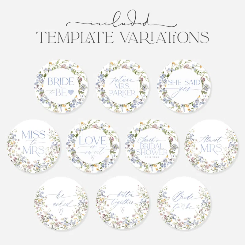 Cupcake Topper Template Editable