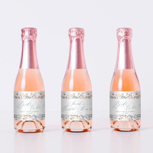 Printable Champagne Bottle Template