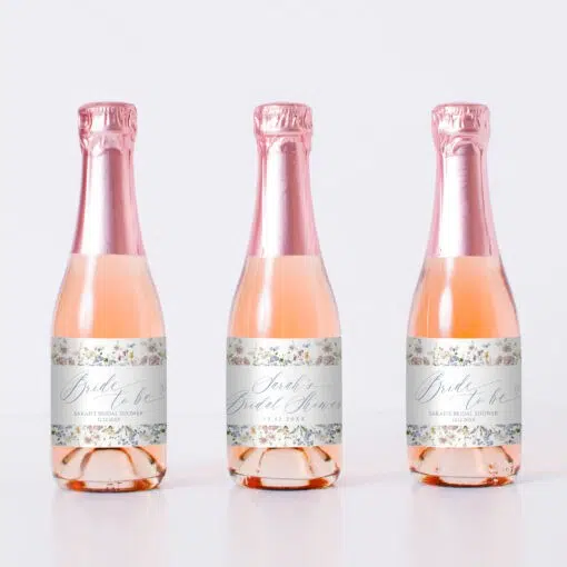 Printable Champagne Bottle Template