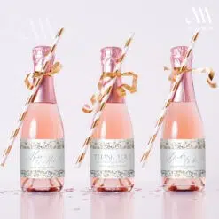 Printable Champagne Bottle Template