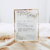 Wildflower Photo Guest Book Sign Template