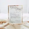 Wildflower Photo Guest Book Sign Template