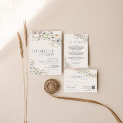 Wildflower Wedding Invitation Template