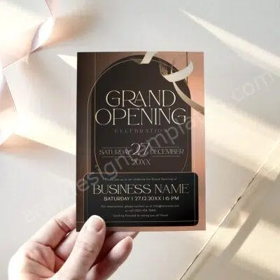 grand opening invitation template