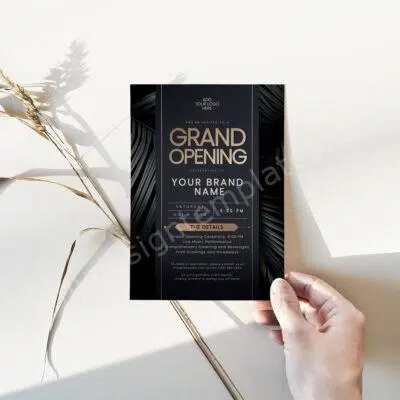 Grand Opening Flyer Template