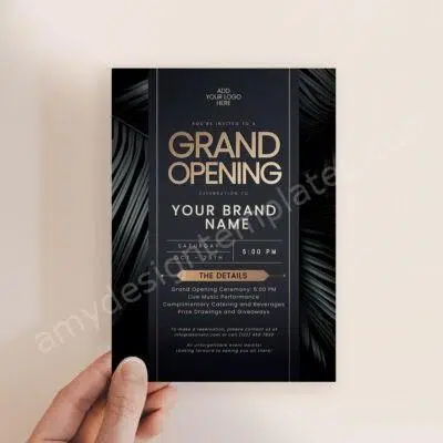 Grand Opening Flyer Template