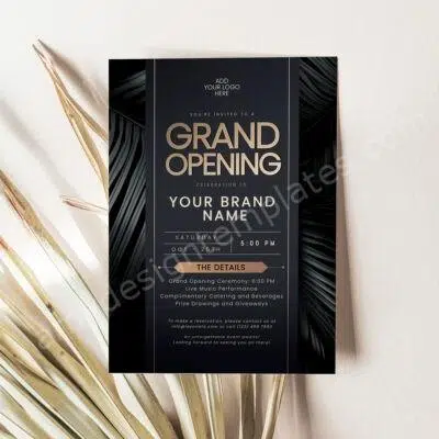 Grand Opening Flyer Template