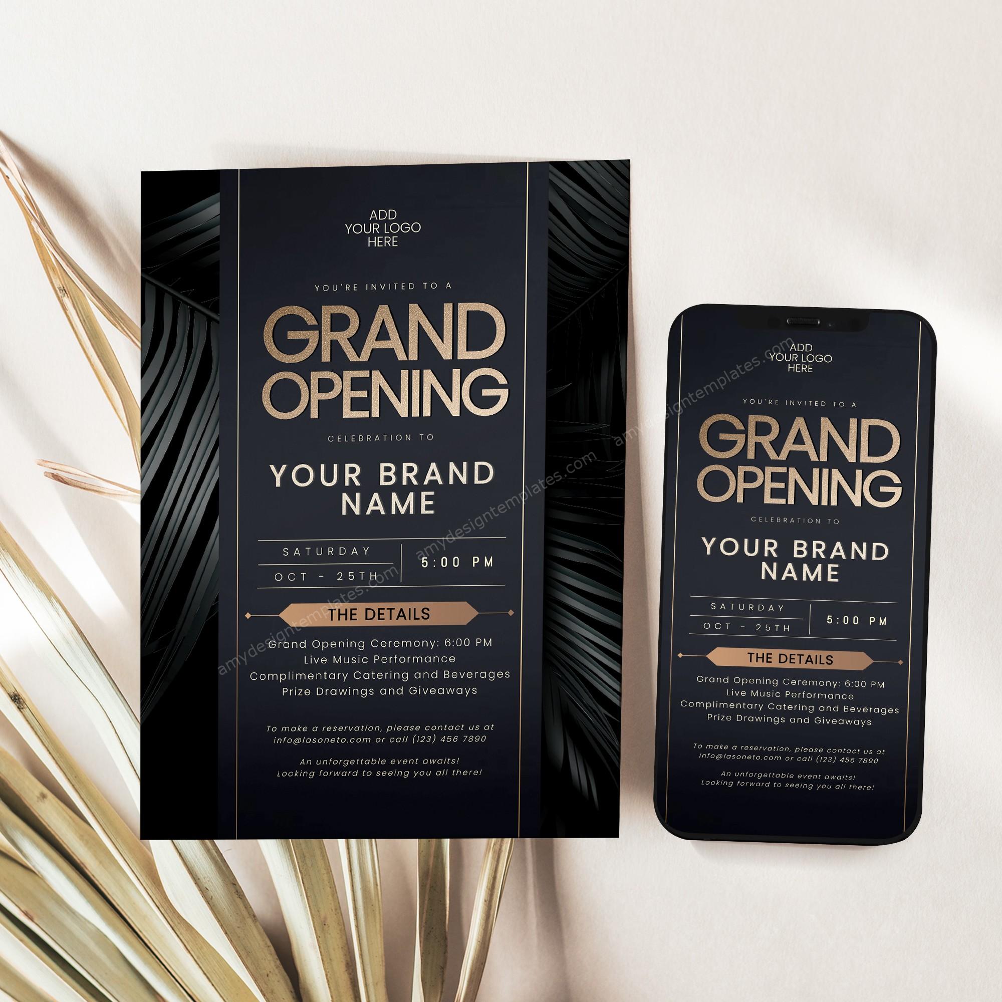 Grand Opening Flyer Template