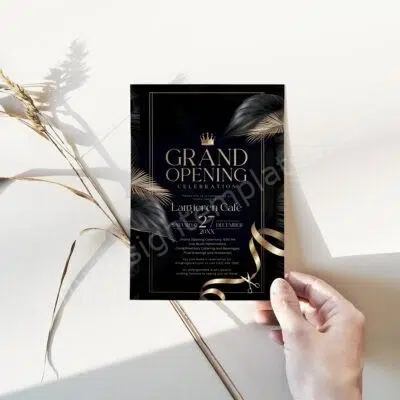 Grand Opening Flyer Template Editable