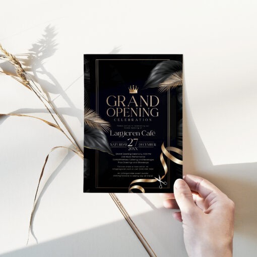 Grand Opening Flyer Template Editable