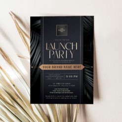 Project Launch Invitation | Party Invitation Template