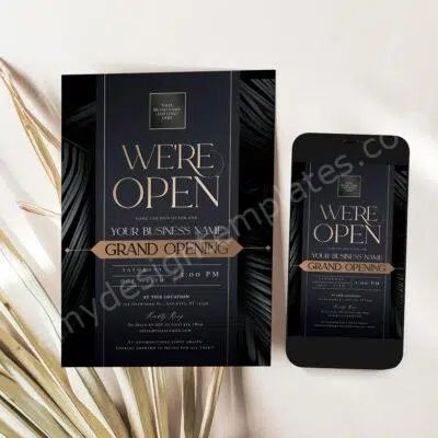 Grand Opening Invitation Card Template | Template Grand Opening