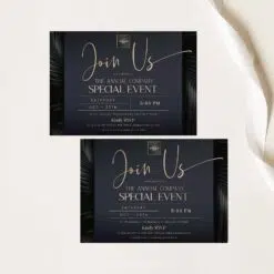 Business invitation template, Editable Dinner Party Invitation, Corporate Party digital invitation, Join Us Invitation Template C015
