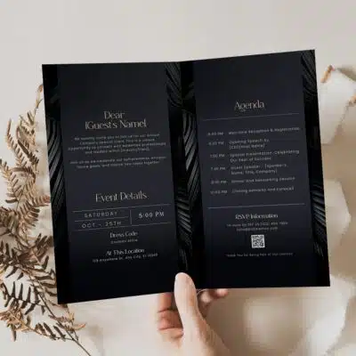 Business invitation template, Editable Dinner Party Invitation, Corporate Party digital invitation, Join Us Invitation Template C015