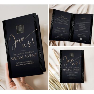 Party Invitation Template, Event Invitation, Business Invitation Card Business invitation template, Editable Dinner Party Invitation, Corporate Party digital invitation, Join Us Invitation Template C015