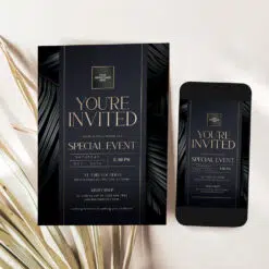 Party Invitation Template Event Invitation You Are Invited Card
