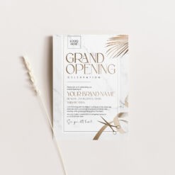 Grand Opening Invitation Card Restaurant Grand Opening Invitation