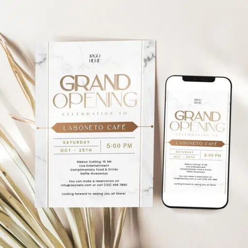 Grand Opening Flyer Template