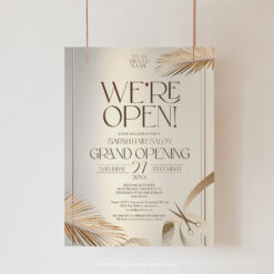 Grand Opening Sign Template, Grand Opening Flyer Template Printable Amy Design Templates