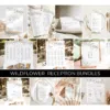 Wildflower Wedding Reception Bundle Template