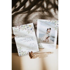 Wildflower Wedding Save the Date Template