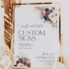 Navy Blue Rust Wedding Signs Templates | Bohemian Terracotta Wedding Signage Bundles Boho Navy Rust Wedding Table Signs Template | Bohemian Wedding Sign Printable