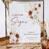 Bohemian Wedding Signs Printable | Customizable Wedding Signage Reception Templates Bohemian Wedding Signs Printable | Customizable Wedding Signage Reception Templates