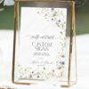 Wildflower Wedding Table Sign Template | Editable DIY Wedding Custom Signs Wildflower Wedding Table Sign Template | Editable DIY Wedding Custom Signs