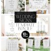 Wildflower Wedding Signage Bundles