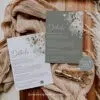 Boho Sage Green Wedding Enclosure Card Template