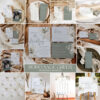 Boho Greenery Wedding Template Editable Amy Design Templates