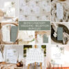 Boho Greenery Wedding Reception Templates Bundle